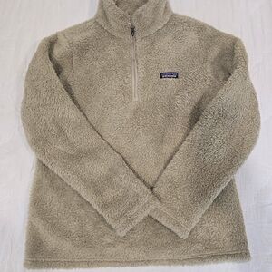 Patagonia Taupe Fleece Pullover